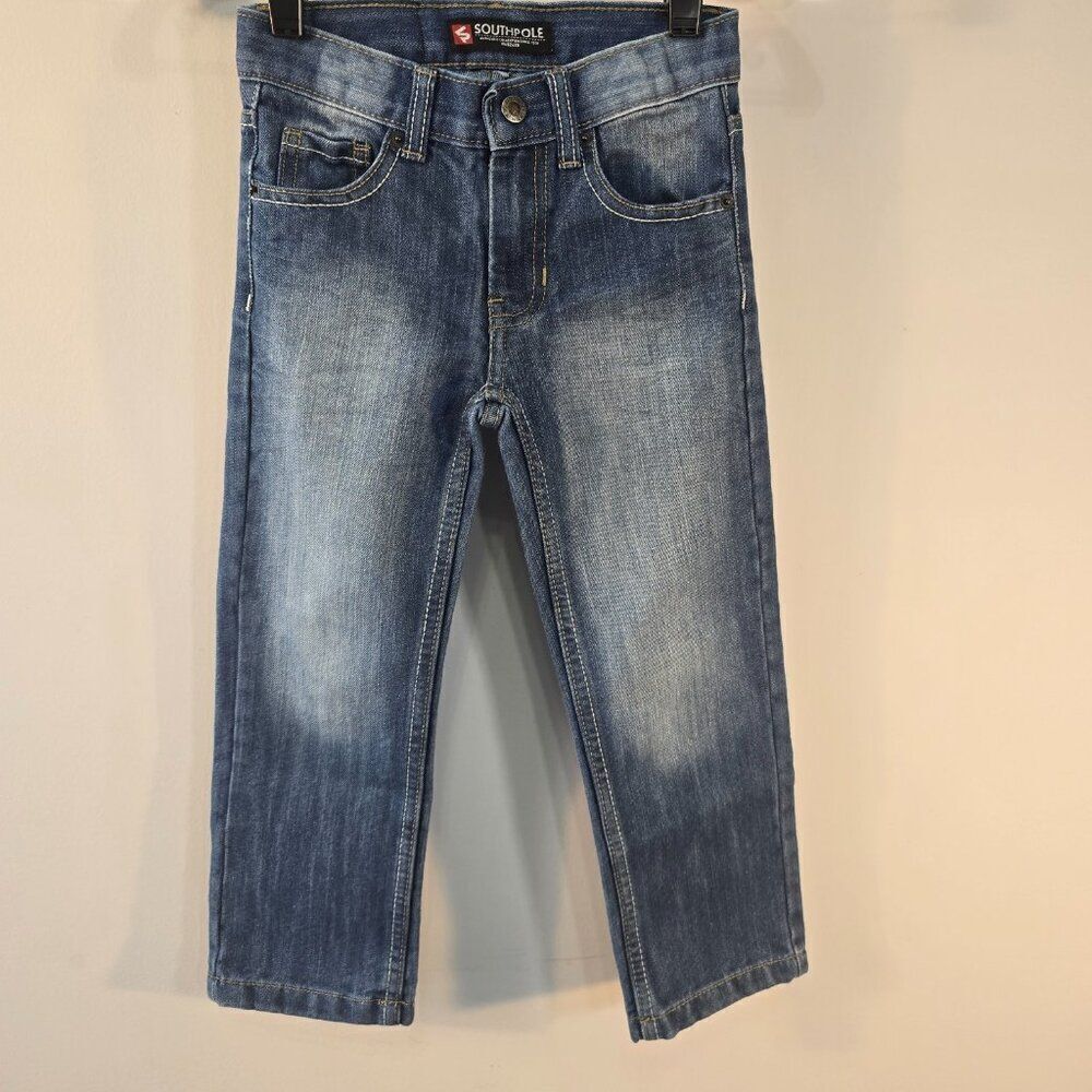 Southpole Jeans Boys Blue Adjustable Waist Size 5 South Pole
